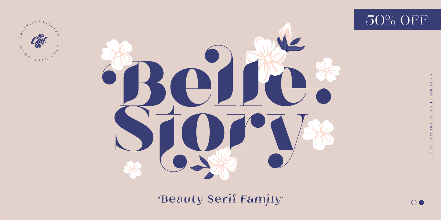 Example font Belle Story #1